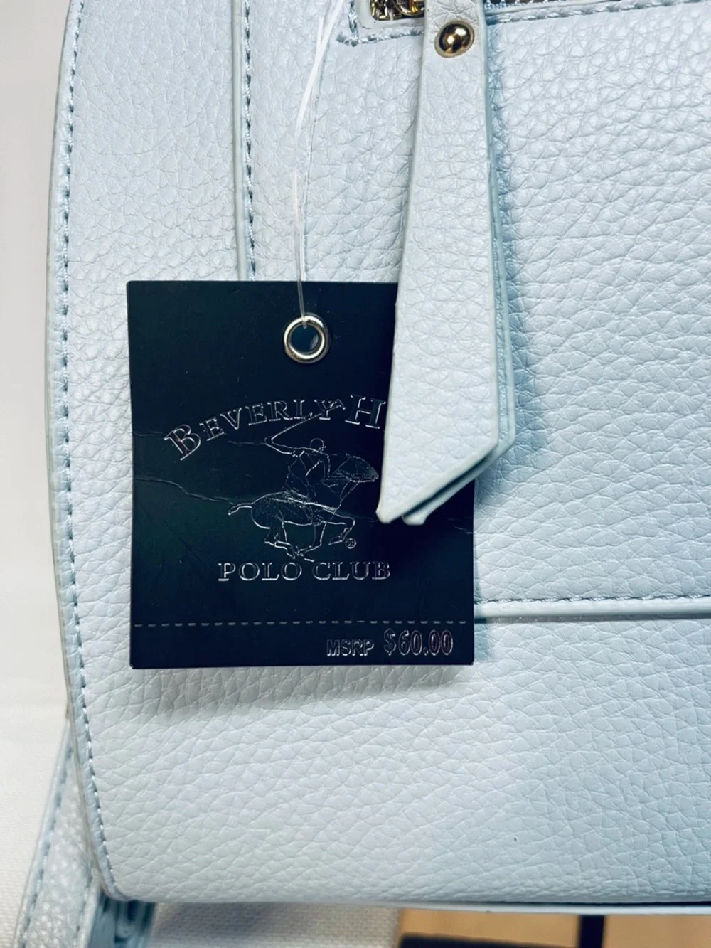 Beverly Hills Polo Club Light Blue Satchel